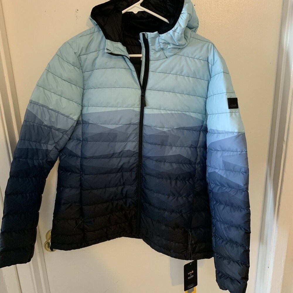 Lole Emeline AOP Packable Down Jacket NWT Org $139